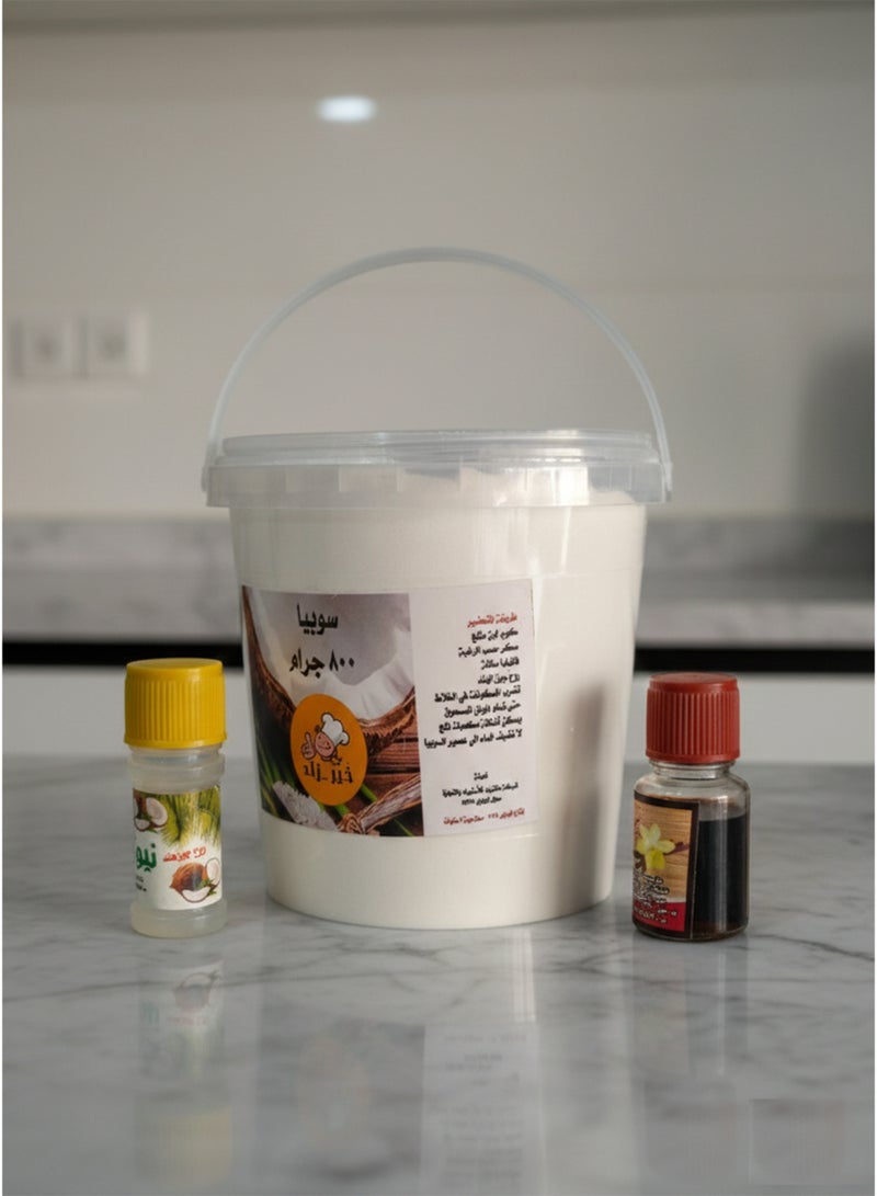 Sobia powder with added coconut essence and vanilla )800 grams( - Image 1